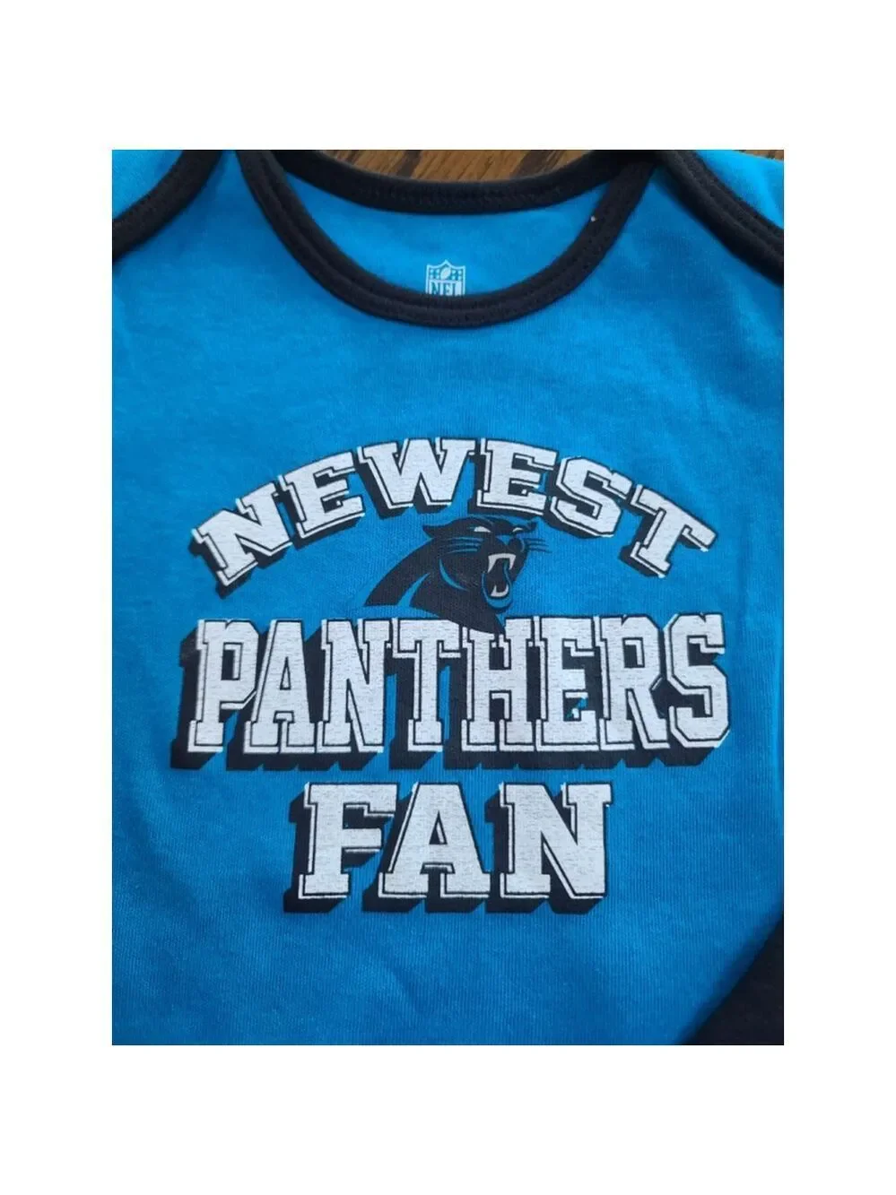 NFL Carolina Panthers Infant Bodysuit Set 12M